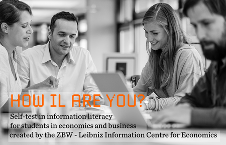 Preview of the information literacy self-test „How IL are you?” by ZBW and EconBiz