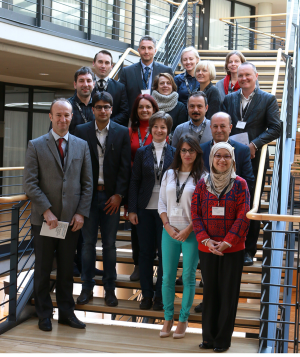 Group picture of EconBiz partners at the Global Economic Summit GES 2015 in Kiel