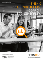 Thumbnail of the EconBiz-Poster “Think Economically. Search Economically.”