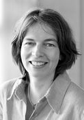 black and white portrait of Tamara Pianos, responsible for EconBiz product management